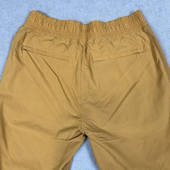 Athleta Textured Brooklyn Jogger Pants Womens Size 0 Tuscan Gold Pull On Pockets - Picture 4 of 12